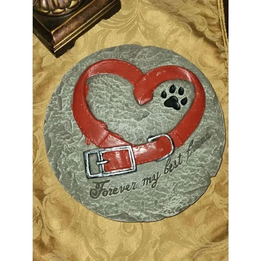 Pet memorial stepping stone Forever my best friend